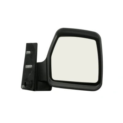 Imagem de espelho retrovisor Tyc 305 0101 à direita preto convexo, para regulação manual do CITROËN: Jumpy I Van, MPV, PEUGEOT: Expert Van