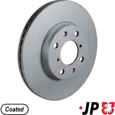 Imagem de JP GROUP 1263106000 Disco de travão Eixo dianteiro 252 20 4 ventilado revestido SUZUKI: SWIFT 3, OPEL: Agila B