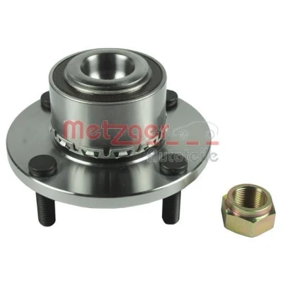 Imagem de METZGER WM 6680 Kit de rolamento roda com anel sensor magnético integrado, cubo 75 MITSUBISHI: COLT 6, SMART: Forfour I