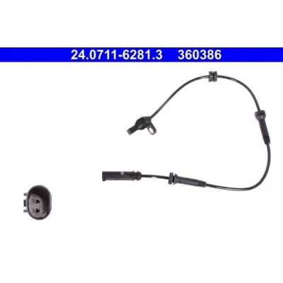 Imagem de ATE 24.0711 6281.3 Sensor de ABS 540 BMW: 1 Hatchback, 3 Touring, 4 Coupe