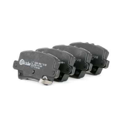 Imagem de BREMBO P 28 038 Jogo de pastilhas para travão disco com avisador sonoro desgaste parafusos pinça sem acessórios