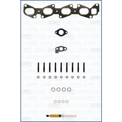 Imagem de AJUSA JTC11894 Kit de montagem, turbocompressor with studs, syringe oil com juntas instruções montagem OPEL: Astra J Hatchback