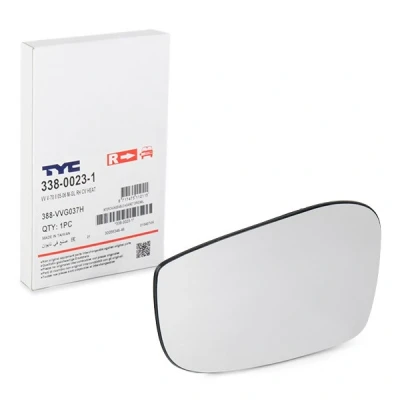 Imagem de TYC 338 0023 1 Vidro Espelho à direita VOLVO: V70 2, S60 I, S80 I