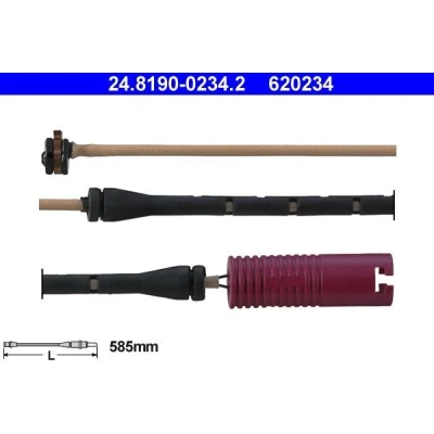 Imagem de ATE 24.8190 0234.2 Sensor de Desgaste Pastilha Freio BMW: 7
