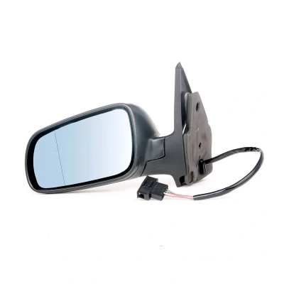 Imagem de espelho retrovisor Tyc 337 0016 esquerda com subcapa não esférico, tom azul, aquecível, caixa do grande, para regulação eléctrica dos espelhos