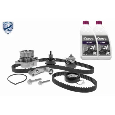 Imagem de VAICO V10 50109 bomba de Água + Kit Correia Distribuição com material montagem, líquido refrigeração, água 130