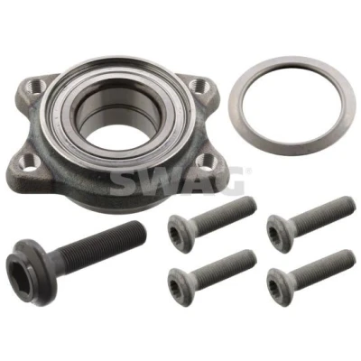 Imagem de SWAG 30 10 1139 Kit de Rolamento roda Eixo traseiro com jogo parafusos 82 esferas oblíquo AUDI: A4 B6 Sedan, Avant