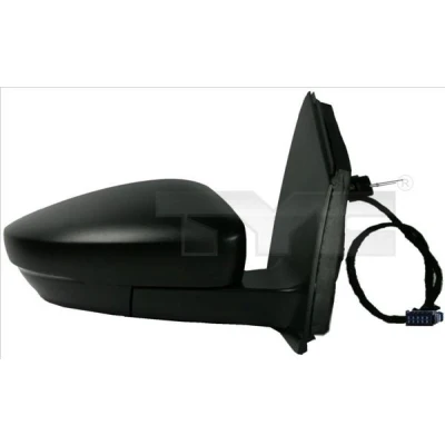 Imagem de Espelho retrovisor Tyc 337 0185 à direita convexo, para regulação eléctrica dos espelhos, aquecível VOLKSWAGEN: Polo V Hatchback