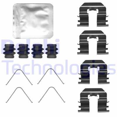 Imagem de DELPHI LX0727 Kit de acessórios, pastilhas travão HYUNDAI: i20 II Hatchback