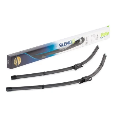 Imagem de Escova do limpa vidros Valeo Silencio X.trm, Flat Blade Set 574355 à frente Sem armação Top Lock PEUGEOT: 307 Hatchback, SW, Carrinha