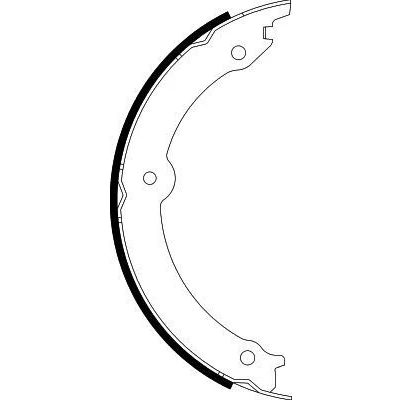 Imagem de HELLA 8DA 355 051 391 Maxilas de travão mão sem alavanca do LEXUS: LX III, TOYOTA: Land Cruiser 200