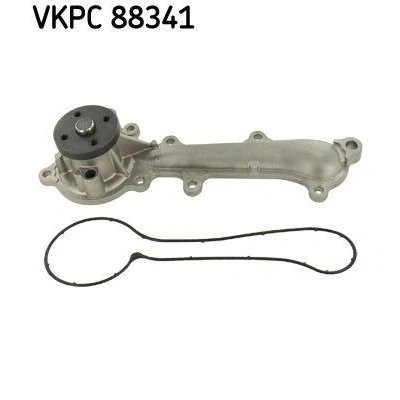 Imagem de SKF VKPC 88341 Bomba de água com juntas Chapa aço para accionamento da correia trapezoidal estriada SMART: Fortwo II Coupe, Cabrio