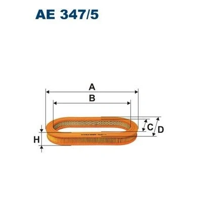 Imagem de FILTRON AE 347/5 Filtro de ar 37 309 Cartucho filtrante ROVER: Mini Hatchback