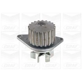 Imagem de GRAF PA628 Bomba de água 20 com retentor mecânico Chapa aço 59,258 para accionamento da correia dentada PEUGEOT: 206 Hatchback, 307 SW