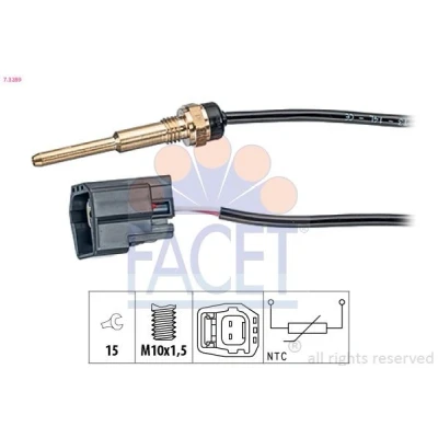 Imagem de FACET 7.3289 Sensor da Temperatura do Líquido de Refrigeração Made in Italy OE Equivalent FORD: Focus Mk1 Carrinha, Hatchback