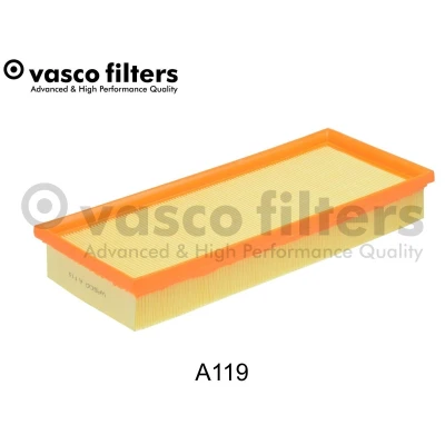 Imagem de DAVID VASCO A119 Filtro de ar 46 135 323 rectangular Cartucho filtrante MERCEDES BENZ: Classe E Sedan, T modell, Coupe
