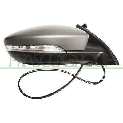 Imagem de Espelho retrovisor Prasco Premium VG0557323P à direita com subcapa elétrico aquecível, convexo, sem cor VOLKSWAGEN: Passat B7 Sedan