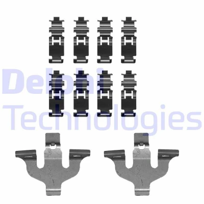 Imagem de DELPHI LX0724 Kit de acessórios, pastilhas travão AUDI: Q7