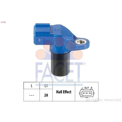 Imagem de FACET 9.0105 Sensor de rotações, gestão do motor Made in Italy OE Equivalent PEUGEOT: 206 Hatchback
