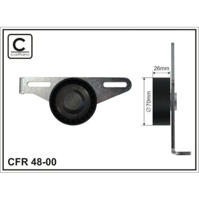 Imagem de CAFFARO 48 00 Tensor da Correia RENAULT: CLIO 2, LAGUNA 2