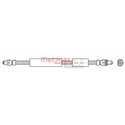 Imagem de METZGER 4112535 Mangueira de Travão 395 M10 x 1 FORD: Puma