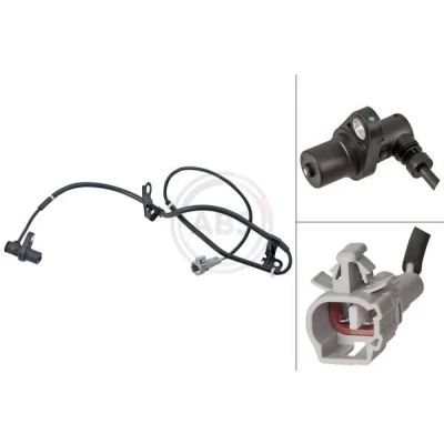 Imagem de A.B.S. 31645 Sensor de ABS passivo 1035mm 1100mm 21mm cinzento TOYOTA: Prius II Liftback