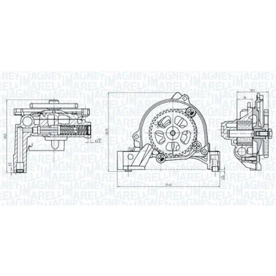 Imagem de MAGNETI MARELLI 351516000026 Bomba de Óleo VOLKSWAGEN: Golf 6, 6