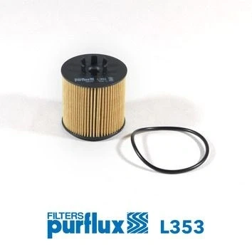 Imagem de PURFLUX L353 Filtro de óleo Cartucho filtrante SEAT: Ibiza 3, 4, Leon II Hatchback, VOLKSWAGEN: Golf 5, Polo IV Passat B6 Sedan
