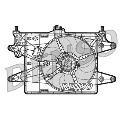 Imagem de DENSO DER09081 Ventilador de Radiador 383 12 340
