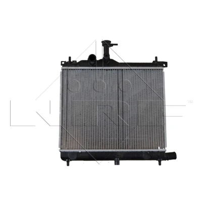 Imagem de NRF 53025 Radiador, arrefecimento do motor Alumínio 447 351 17 com componentes de montagem Aletas refrigeração soldadas