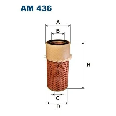 Imagem de FILTRON AM 436 Filtro de ar 290 135 Cartucho filtrante