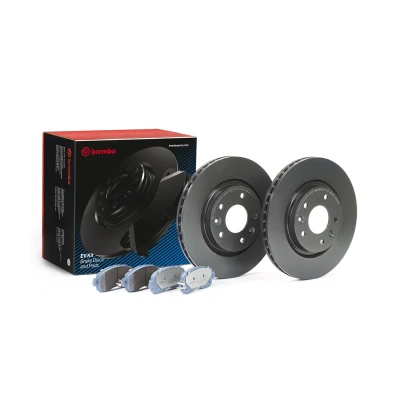 Imagem de BREMBO KT 08 019 Kit de travões interior ventilado sem acessórios com parafusos, chapa anti ruído excl. contacto aviso desgaste