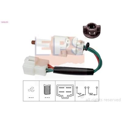 Imagem de EPS 1.810.273 Interruptor de luz stop mecânico Made in Italy OE Equivalent SUZUKI: Jimny SUV