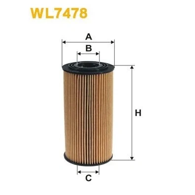 Imagem de Filtros de óleo wix filters wl7478