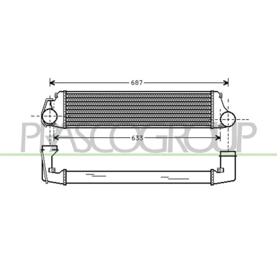 Imagem de PRASCO BM018N001 Intercooler BMW: 3 Touring, Sedan