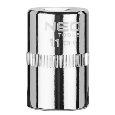 Imagem de NEO TOOLS 08 229 Chave de caixa 1/4 3124 11 mm aço cromo vanádio SuperLock