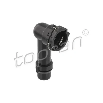 Imagem de TOPRAN 503 702 Flange Poliamida 6.6, Plástico Cárter do filtro de óleo com junta grampo BMW: 1 Hatchback, 5 Touring, 3 Sedan