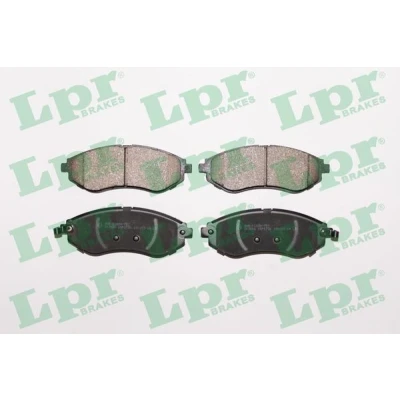 Imagem de LPR 05P1730 Jogo de pastilhas para travão disco CHEVROLET: Aveo / Kalos Hatchback, Sedan, DAEWOO: Hatchback