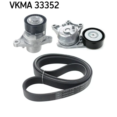 Imagem de SKF VKMA 33352 Jogo de correias trapezoidais estriadas PEUGEOT: 308 SW 2, Partner II Van, Hatchback, CITROËN: Berlingo Van