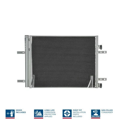 Imagem de NISSENS 941091 Condensador com secador Alumínio 563 R 134a