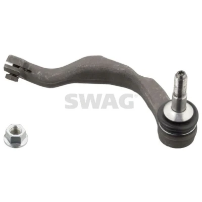 Imagem de SWAG 11 10 3681 Rótula de direção Eixo dianteiro, lado direito com porca autoblocante, parafuso