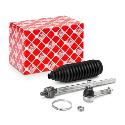 Imagem de FEBI BILSTEIN 39031 Barra de direcção Eixo dianteiro, lado esquerdo com braçadeiras, foles PEUGEOT: 206 Hatchback, SW