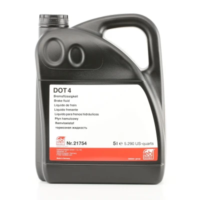 Imagem de FEBI BILSTEIN DOT 4 21754 Líquido dos Travões 5 VOLKSWAGEN: Polo IV Hatchback, GOLF 4, 3, BMW: 3 Sedan, Touring, RENAULT: CLIO 2