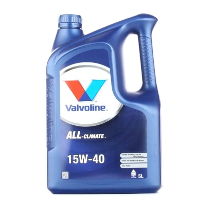 Imagem de Valvoline All Climate 15W 40 5l Óleo do motor 872786 VOLKSWAGEN: Golf 4, 5, Polo IV Hatchback, MERCEDES BENZ: 190, Classe C Sedan