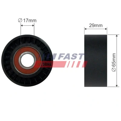 Imagem de FAST FT44675 Tensor da Correia PEUGEOT: 307 SW, 308 I Hatchback, 607 Sedan, CITROËN: C4 Grand Picasso, Hatchback