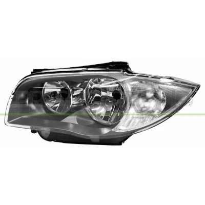 Imagem de PRASCO BM1214914 Farol Principal esquerda H7/H7 cinzento escuro BMW: 1 Hatchback