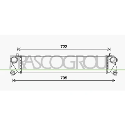 Imagem de PRASCO FT360N001 Intercooler