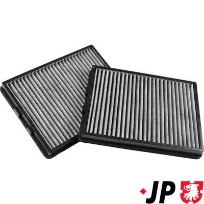 Imagem de JP GROUP 1428100410 Filtro, ar do habitáculo Filtro de carvão ativado 262 198 32 BMW: 5 Sedan, Touring