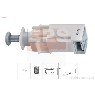 Imagem de FACET 7.1226 Interruptor, comando da embraiagem (regulador velocidade) Made in Italy OE Equivalent FIAT: Grande Punto Hatchback