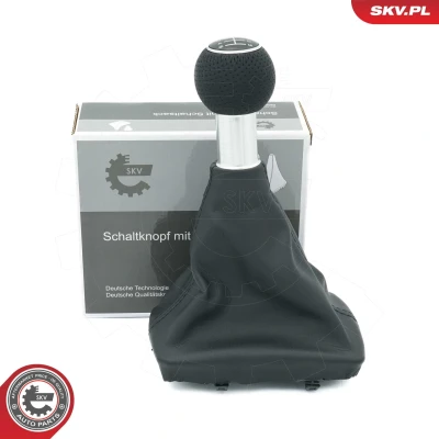 Imagem de ESEN SKV 63SKV401 Manete de mudanças 6 velocidades Couro AUDI: A4 B7 Avant, B6 Sedan